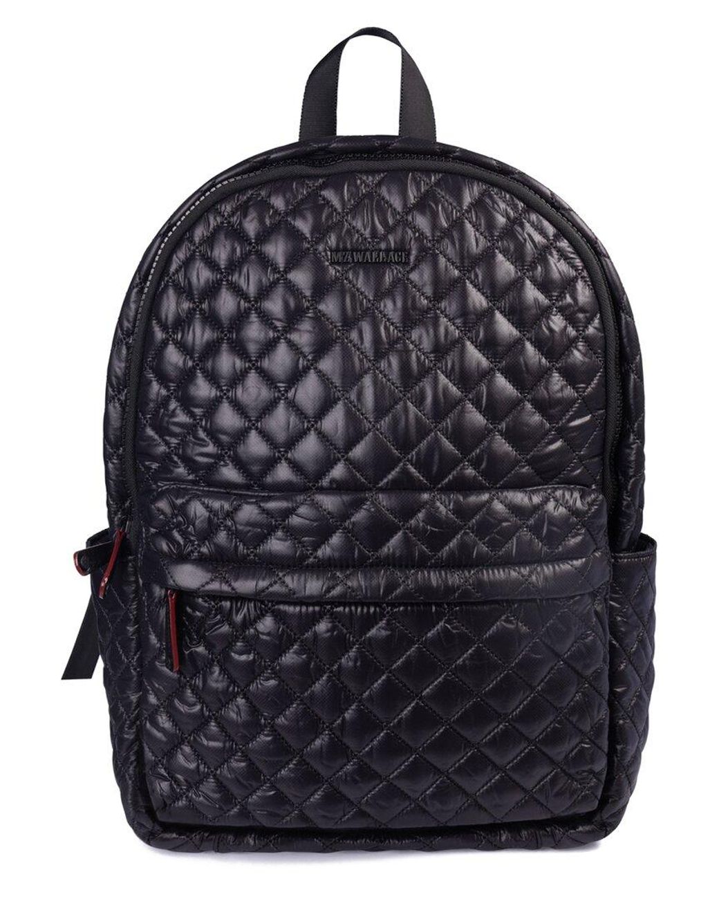 MZ Wallace Blue Metro Nylon & Leather Backpack