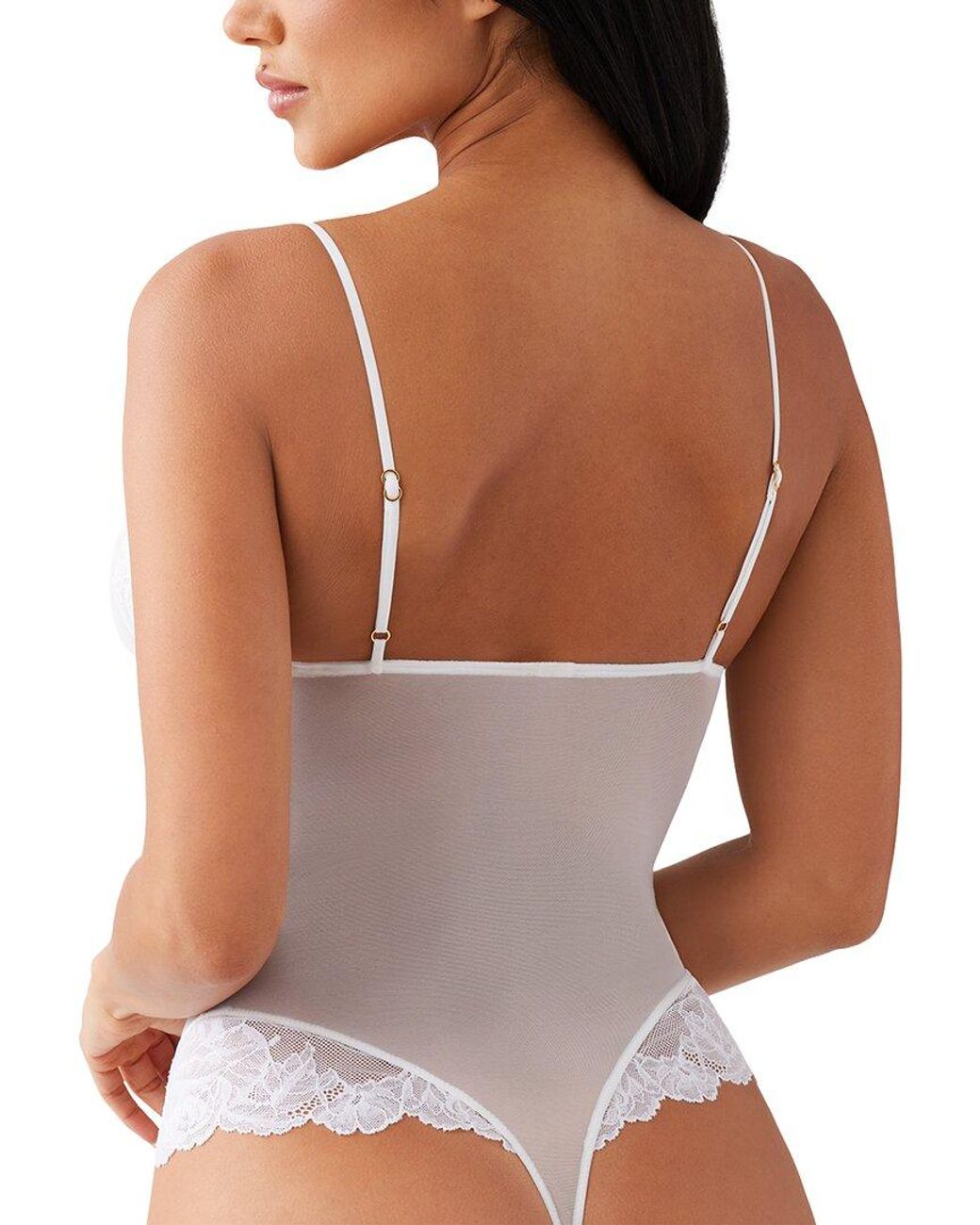 Wacoal White Vivid Attraction Lace Bodysuit