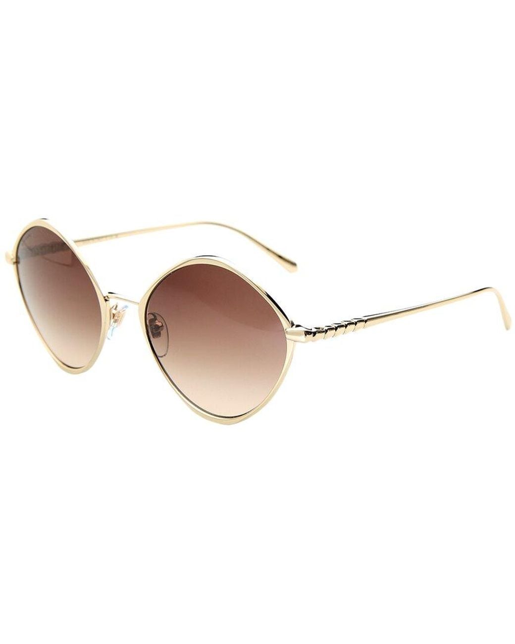 BVLGARI White 6186k 56mm Sunglasses