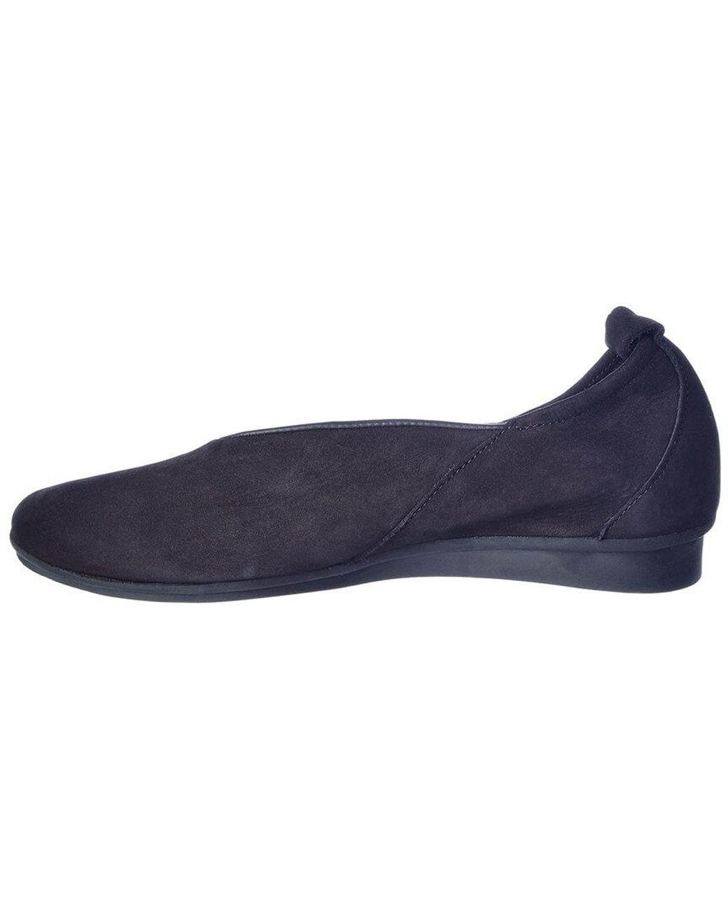 Arche Blue Nino Leather Flat