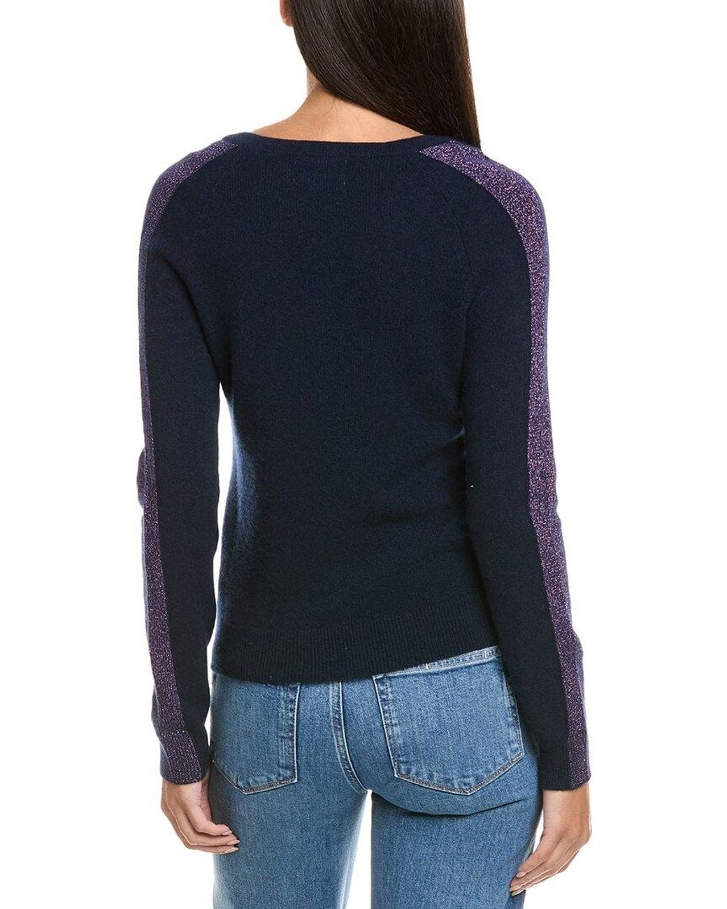 Maison Heritage Blue Colette Cashmere Sweater