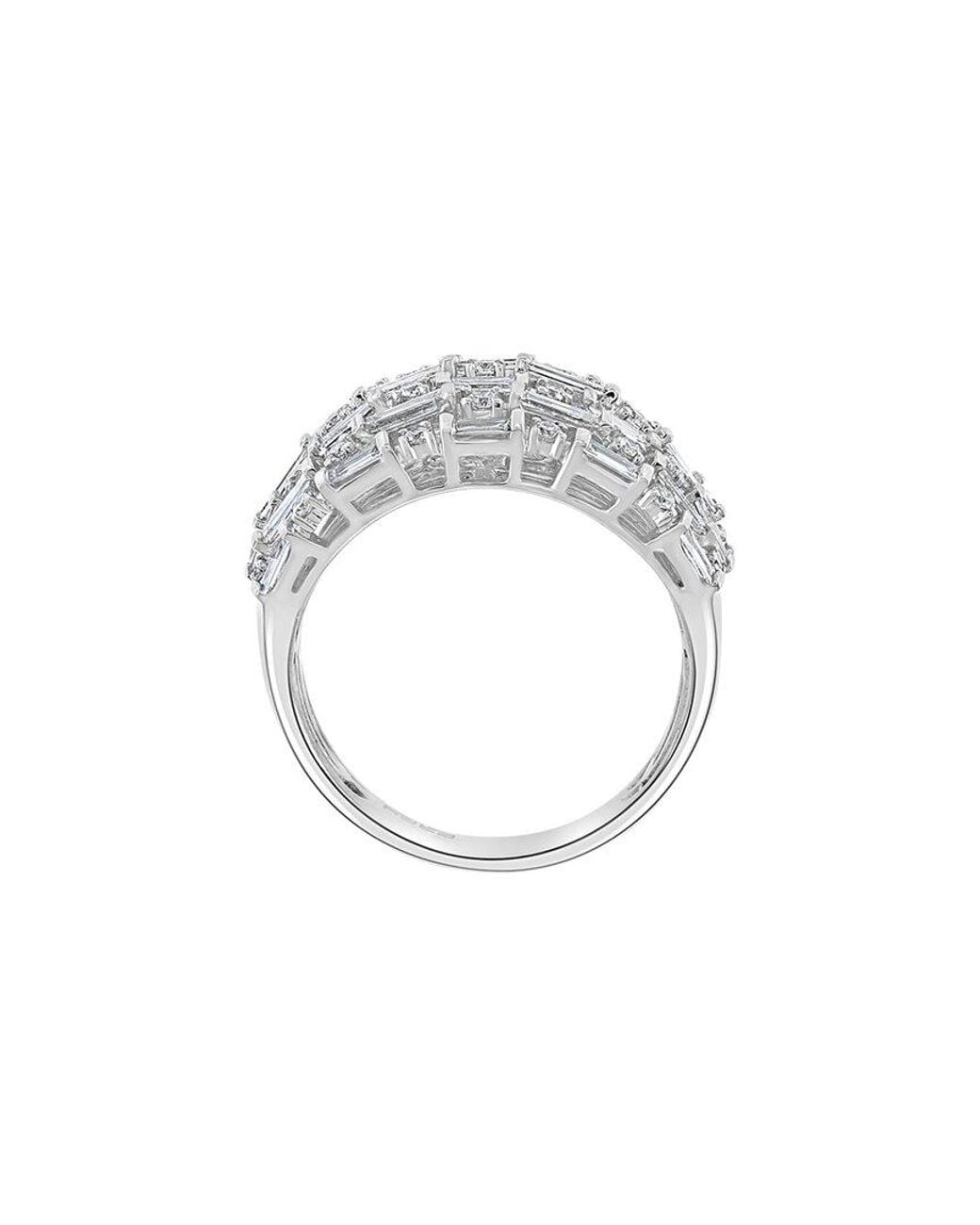 Effy Fine Jewelry White 14K 1.09 Ct. Tw. Diamond Ring