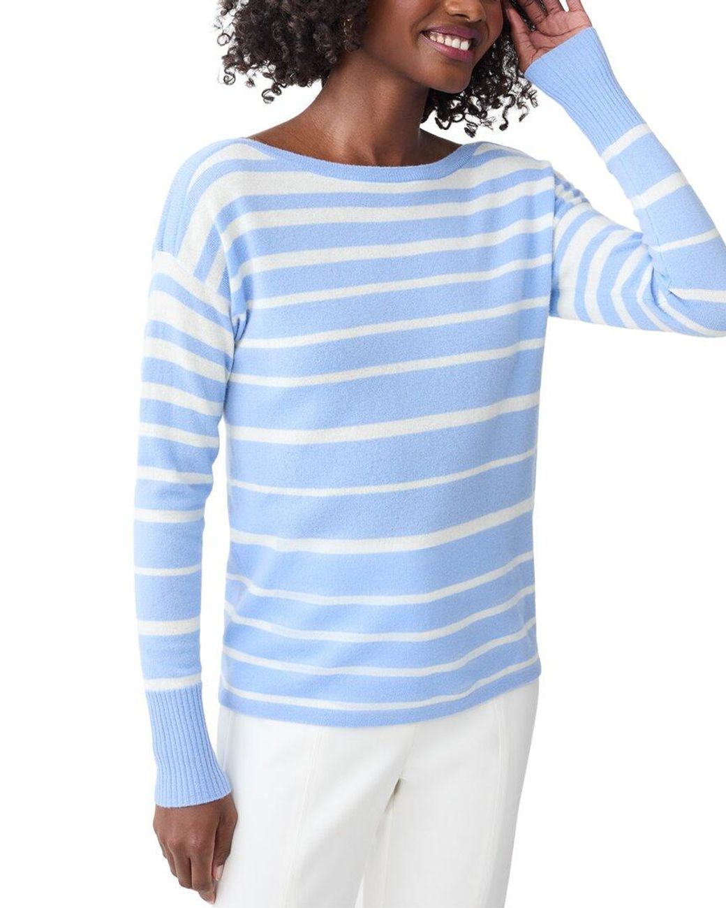 J.McLaughlin Blue Marin Cashmere Sweater