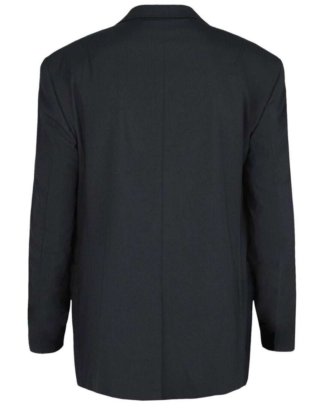 Givenchy Blue Boxy Fit Single-Button Wool-Blend Blazer for men
