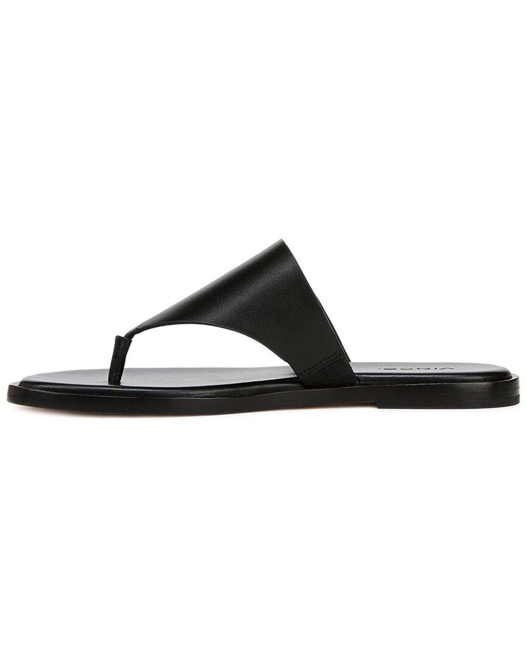 Vince Black Ellis-B Leather Sandal