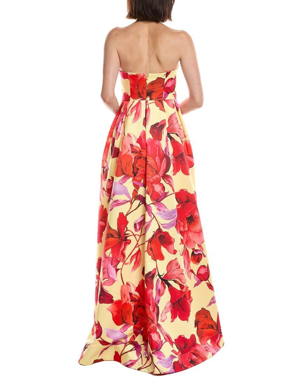 MILLY Red Dorothy Maxi Dress