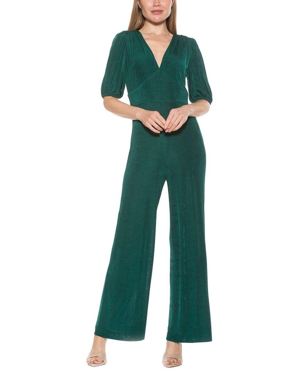 Alexia Admor Green Ivy Jumpsuit