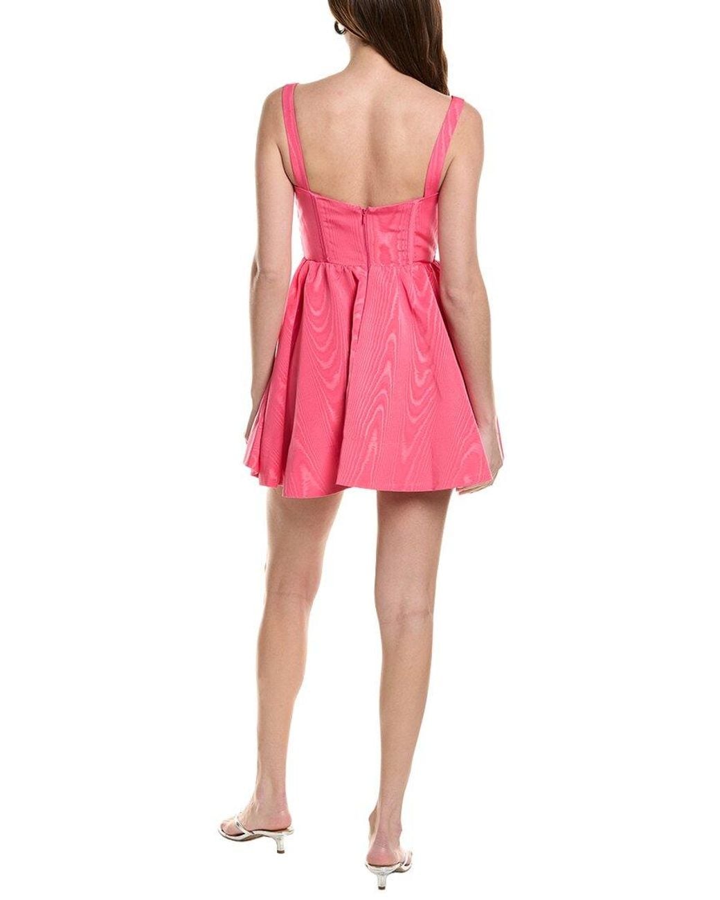 Bardot Red Nisa Corset Mini Dress