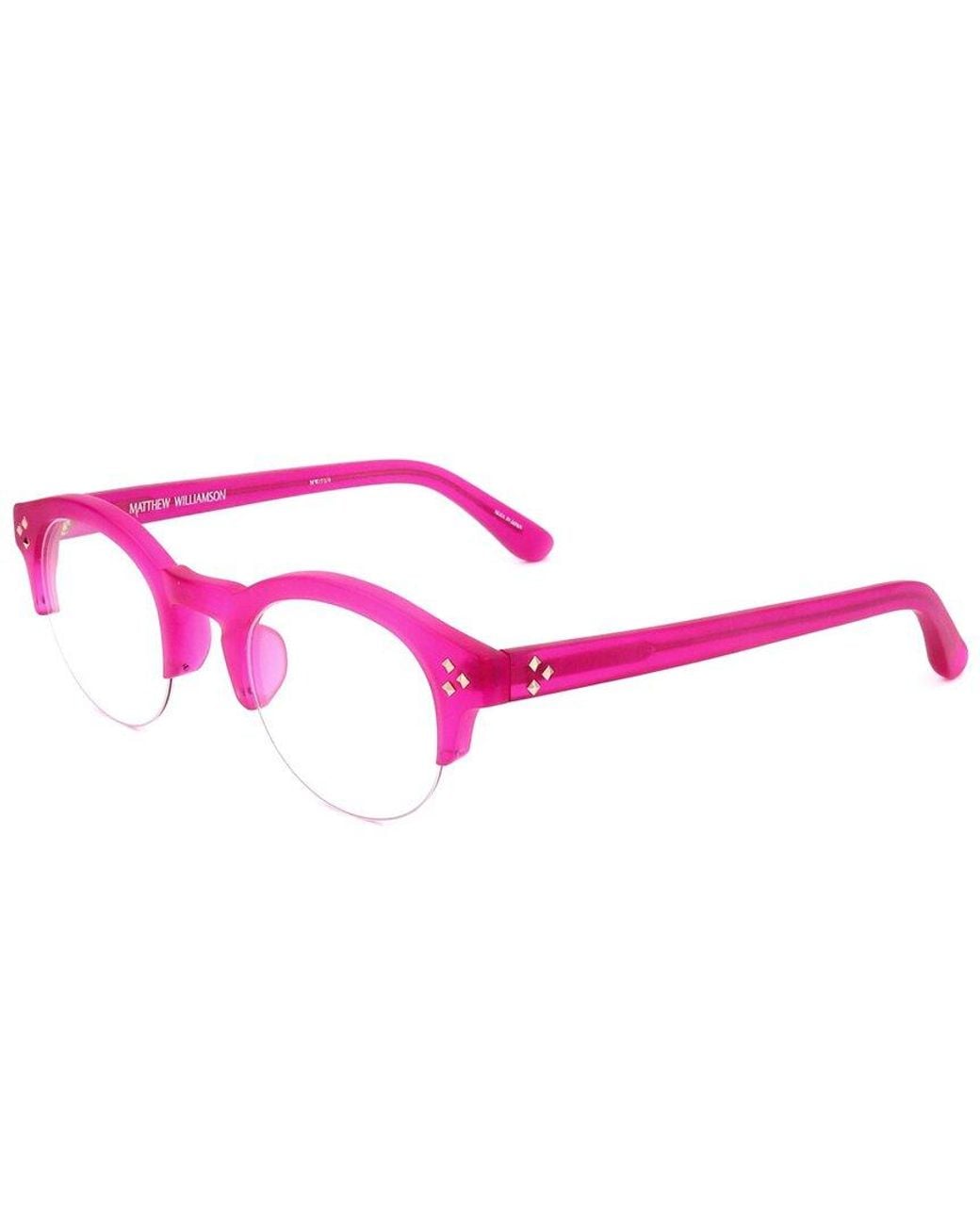Linda Farrow Pink Matthew Williamson By Linda Farrow Mw71 45Mm Optical Frames