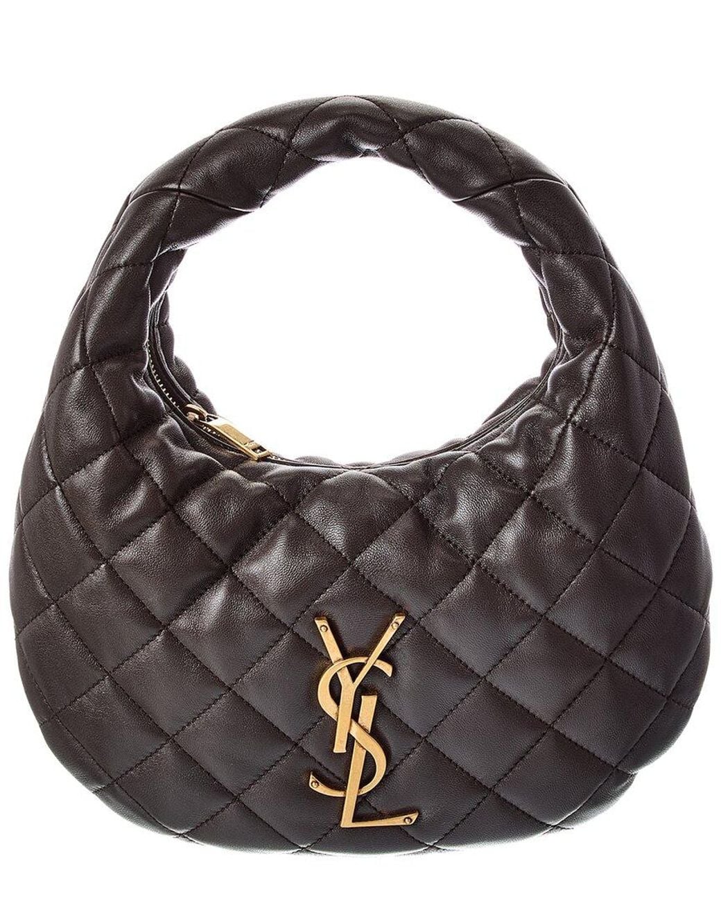 Saint Laurent Black Icarino Quilted Leather Shoulder Bag