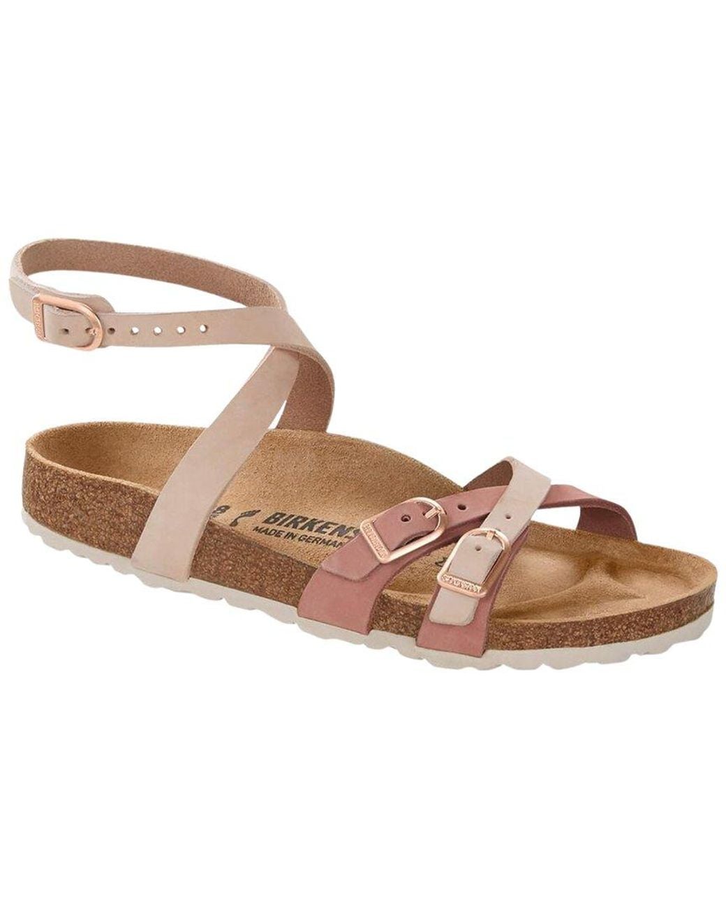 Birkenstock Brown Blanca Leather Sandal
