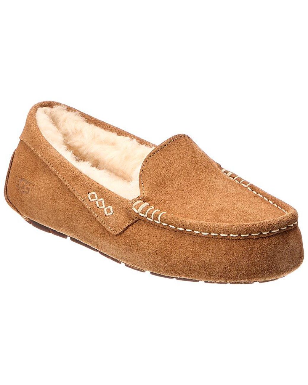 Ugg Brown Ansley Suede Slipper