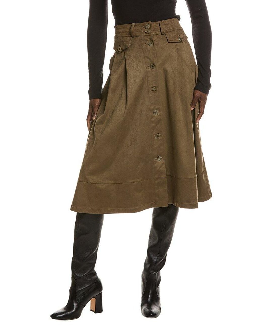 Hunter Natural Midi Skirt