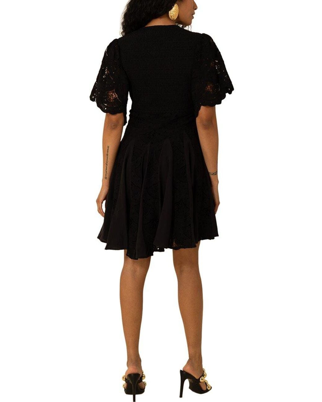 Hale Bob Black Journi Mini Dress