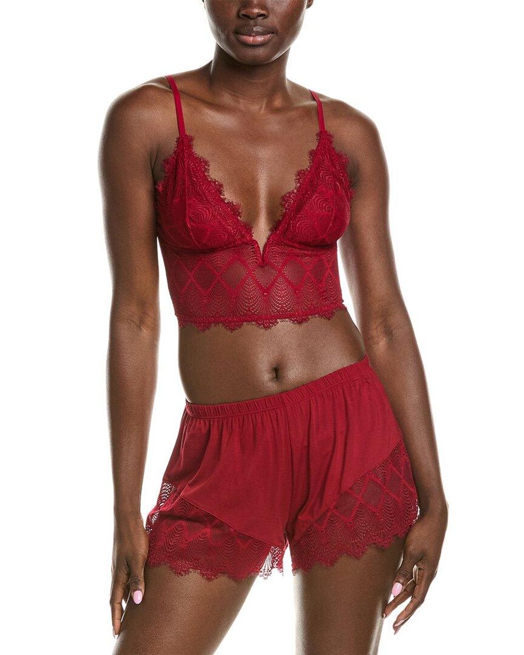 Cosabella Red Allure Sleep Cami Boxer Set