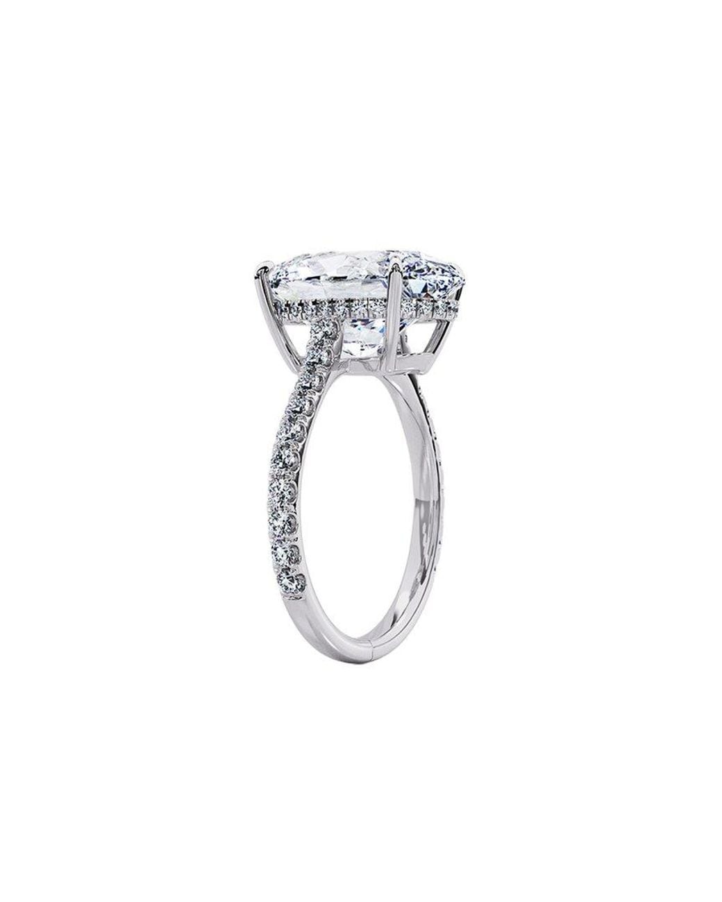 Lab Grown Diamonds White 14K 9.50 Ct. Tw. Lab-Grown Diamond Ring