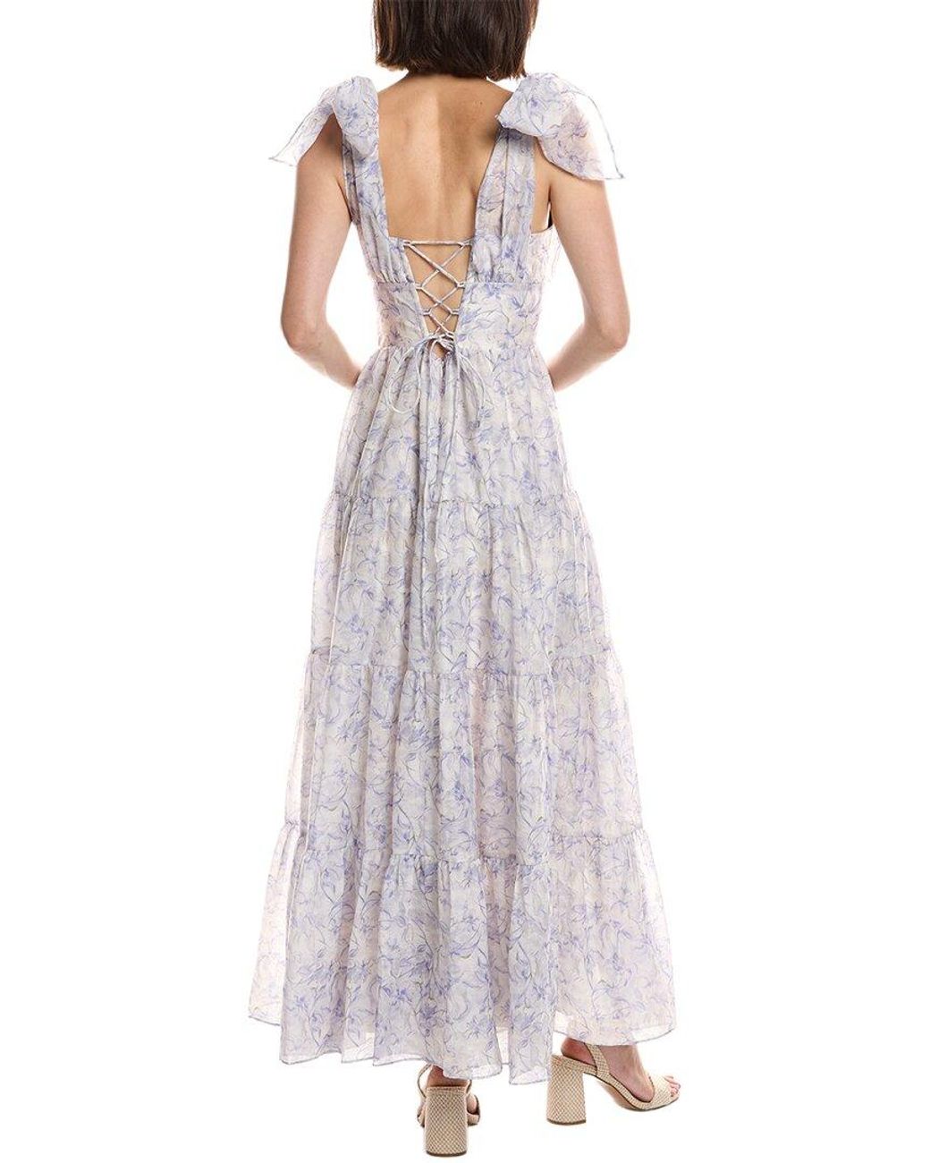 Astr Purple Lenora Maxi Dress