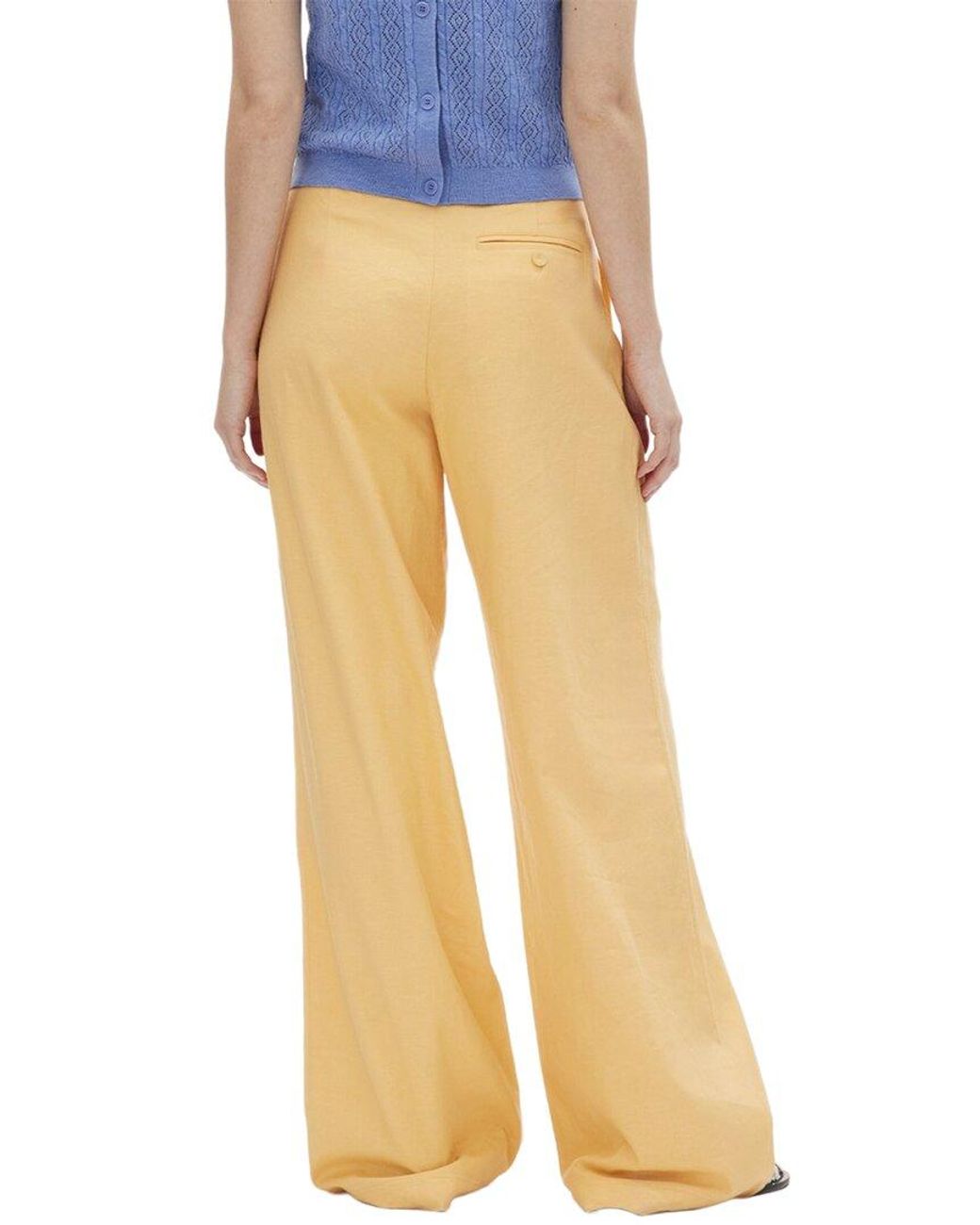 Tanya Taylor Yellow Jodi Pant