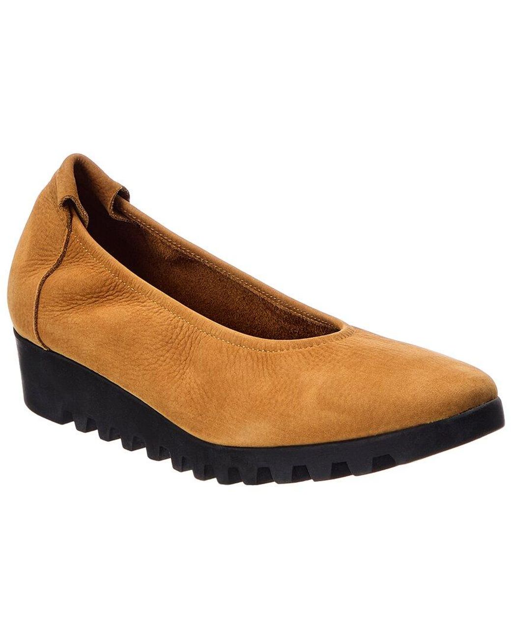 Arche Brown Lomiss Leather Flat