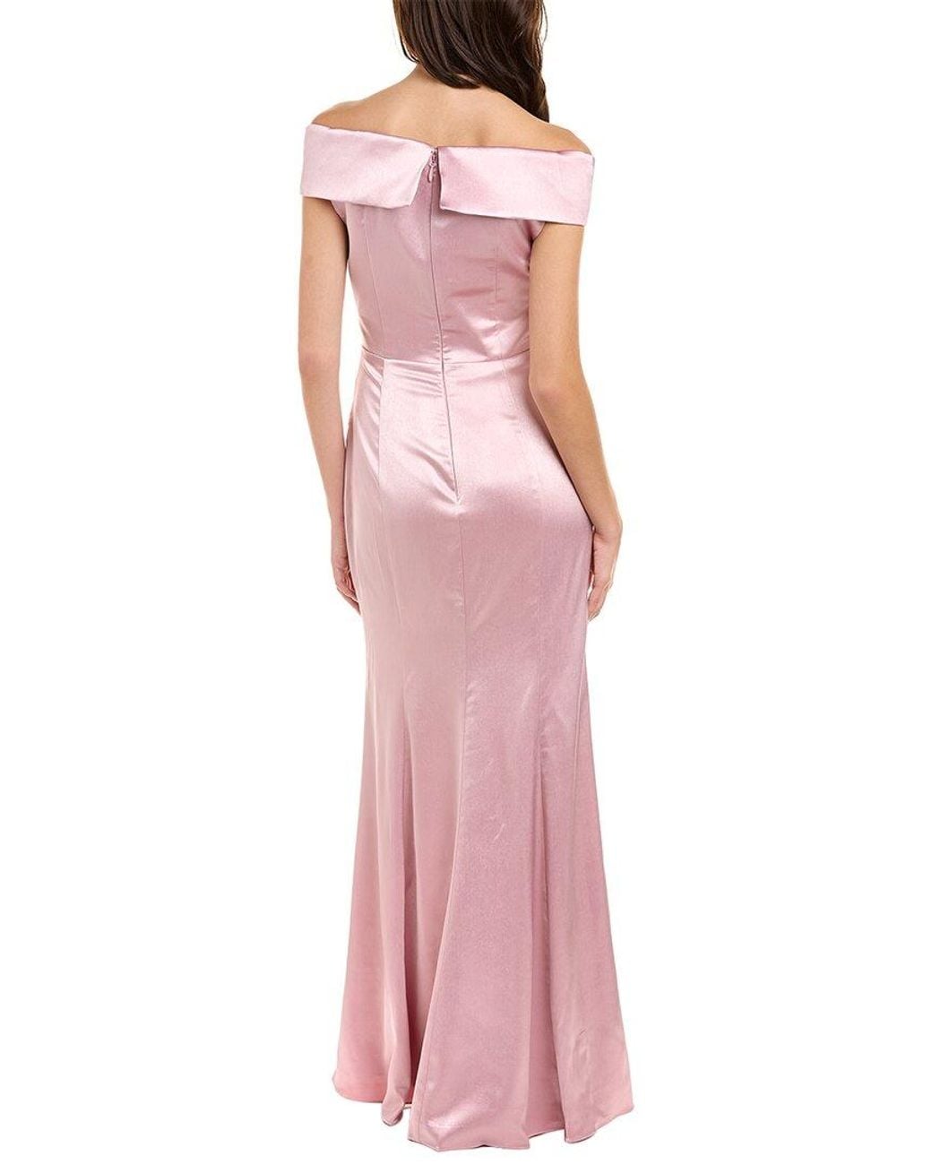 Black by Bariano Pink Yvonne Gown