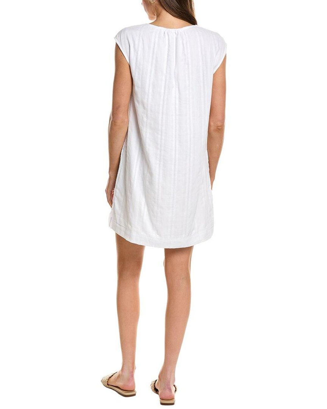 Splendid White Meadow Mini Dress