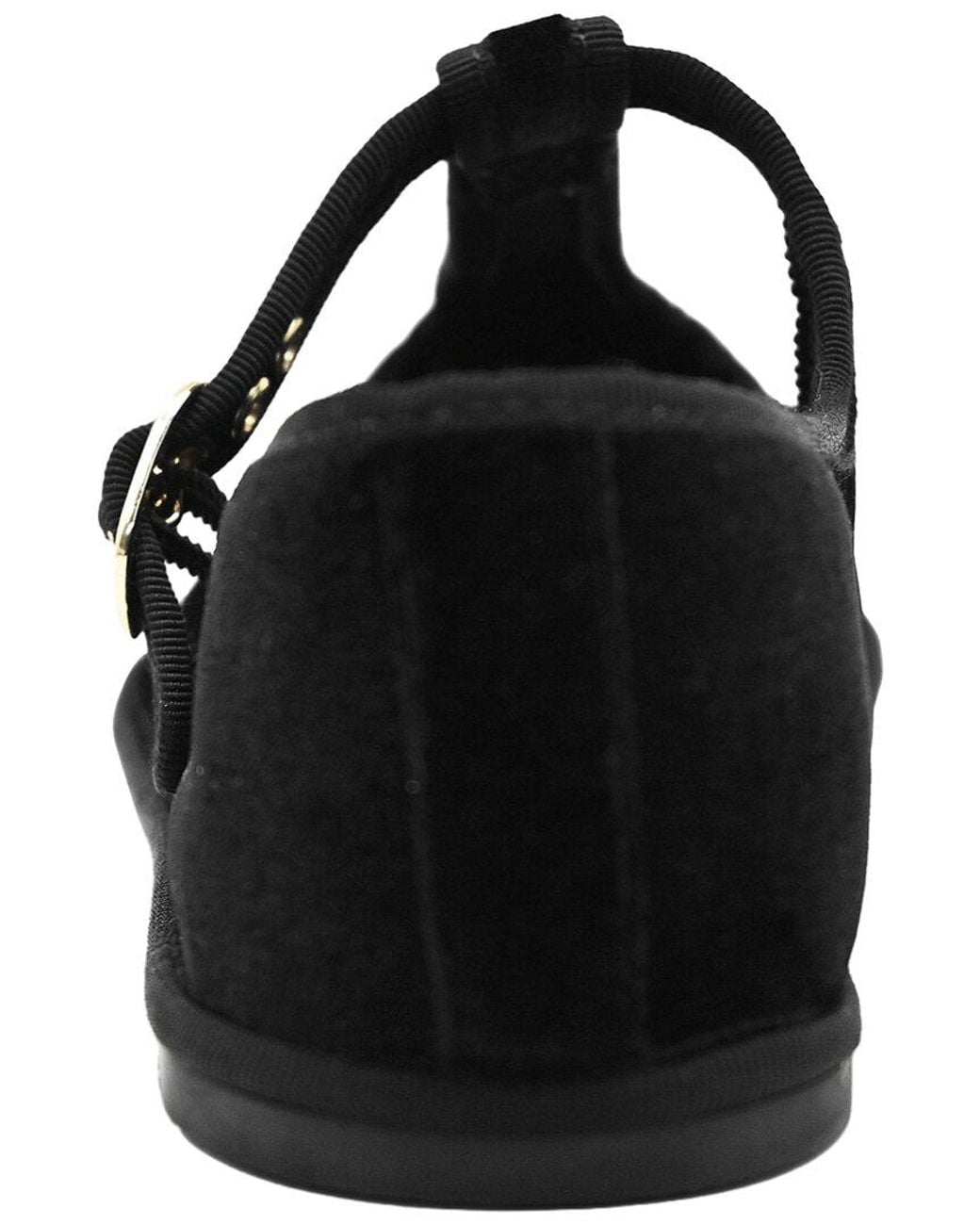 Kenneth Cole Black Verona Velvet Flat