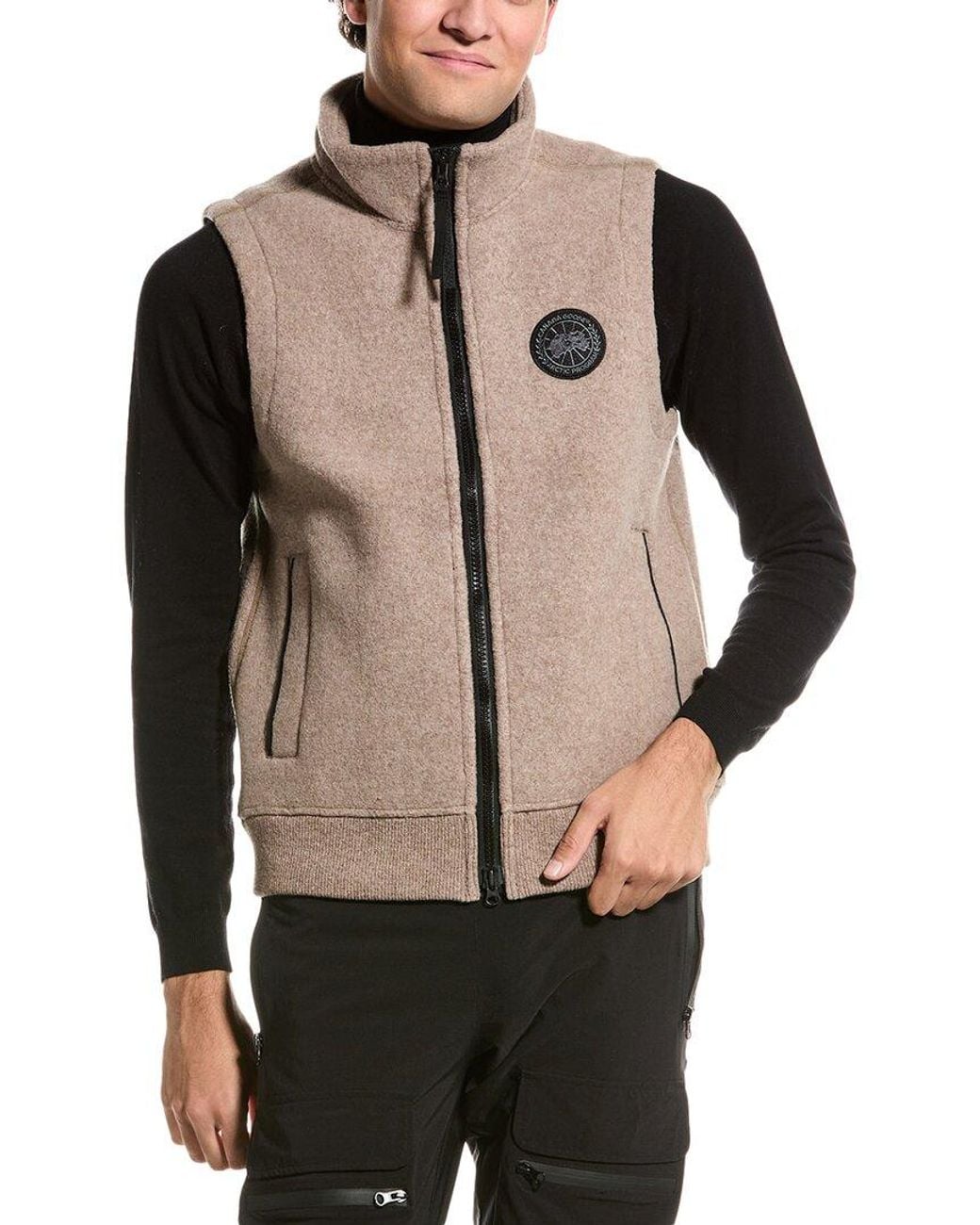   Mersey Vest Kind Fleece【美品】 Canada Goose Mersey Fleece Wool-blend Vest in Black for Men | Lyst UK