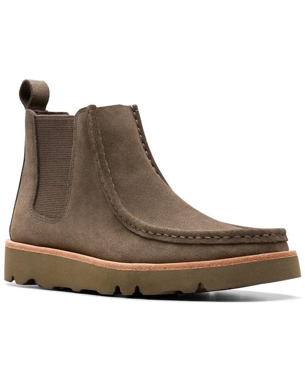 Clarks Brown Walla Chelsea Suede Chelsea Boot