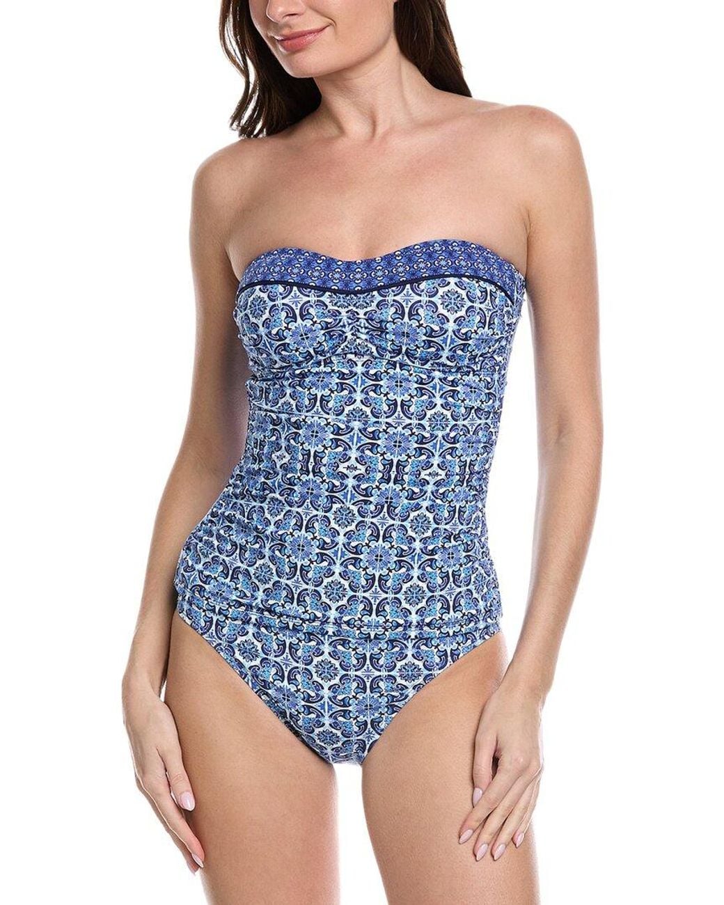 Tommy Bahama Blue Terrazzo Tile Bandini Top