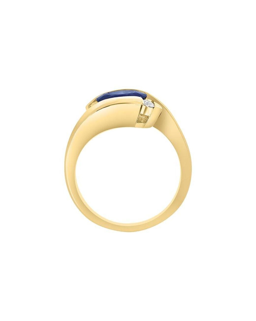 Effy Fine Jewelry Blue 14K 1.47 Ct. Tw. Diamond & Sapphire Ring