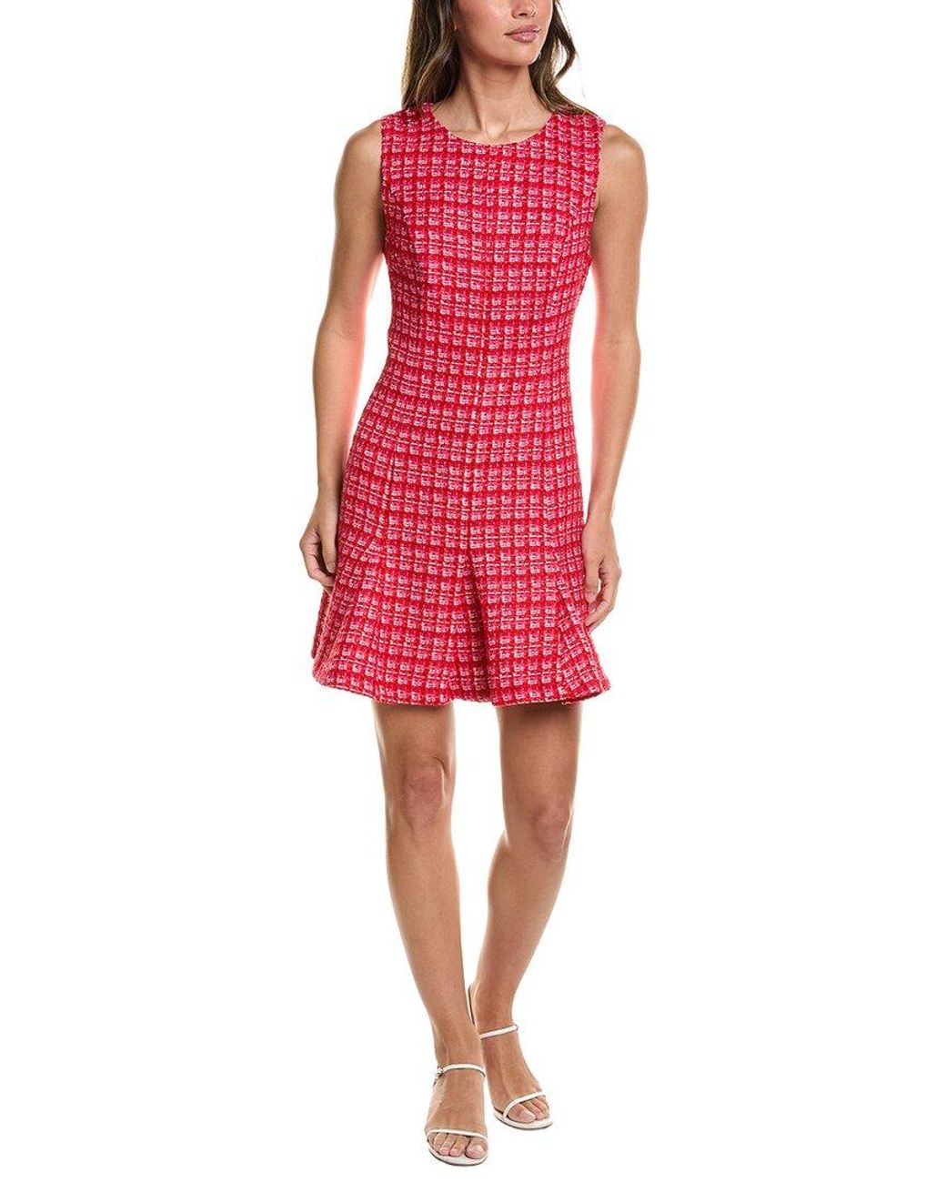 Lilly Pulitzer Red Enya Boucle A-Line Dress