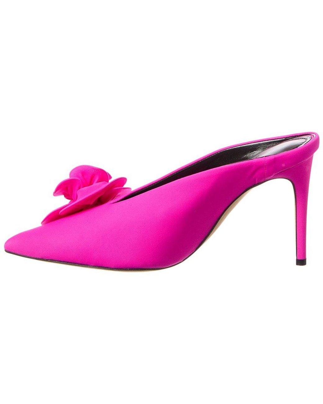 Victoria Beckham Pink Lycra Mule