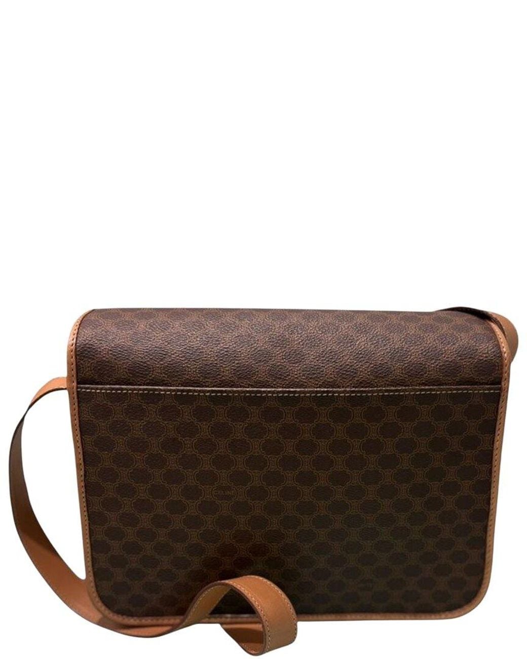 Céline Brown Others Macadam Shoulder Bag (Authentic Pre-Loved)