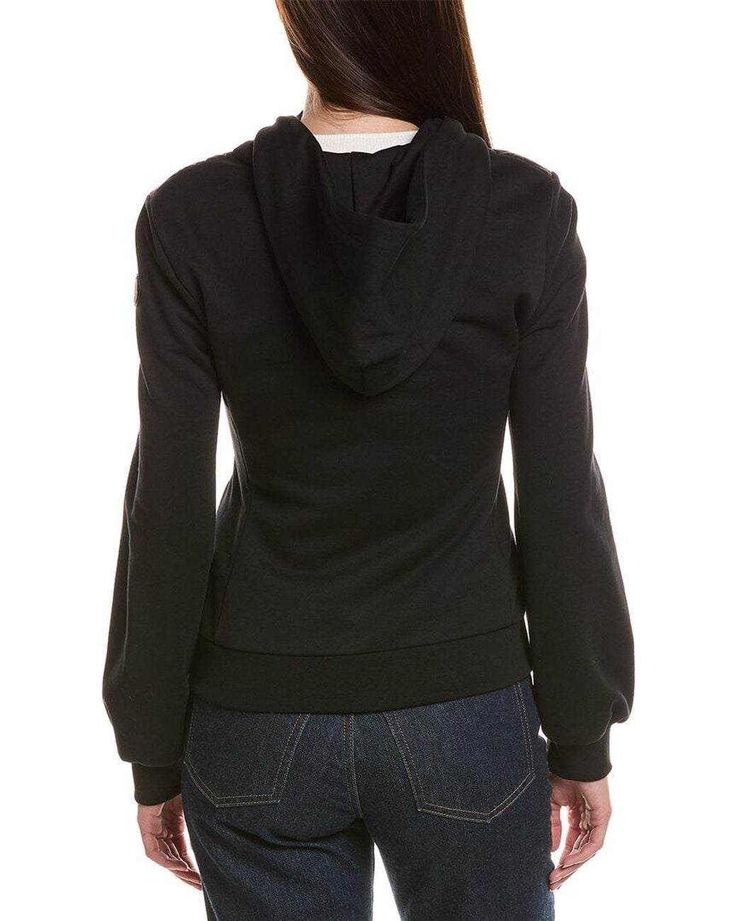 Moncler Black Zip-Up Hoodie