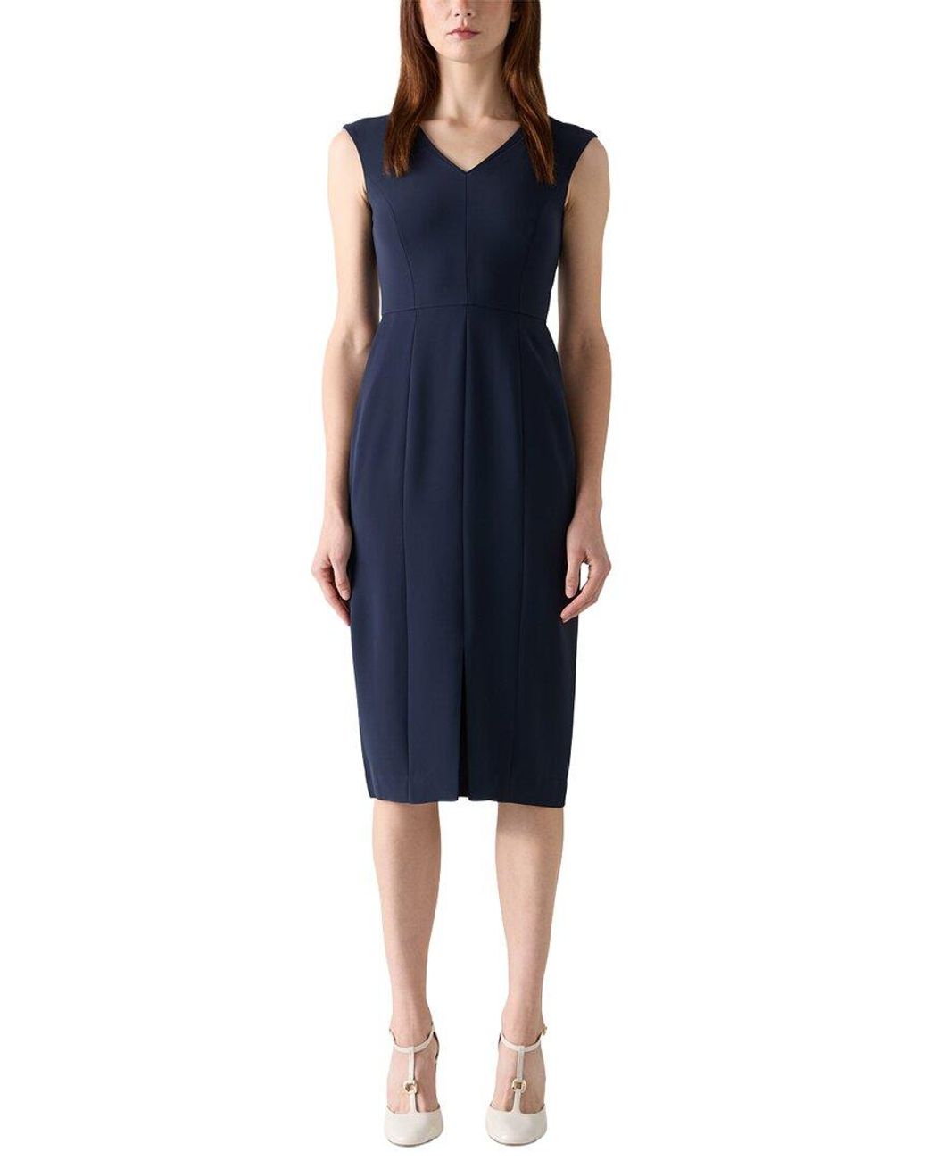 L.K.Bennett Blue Audrey Dress