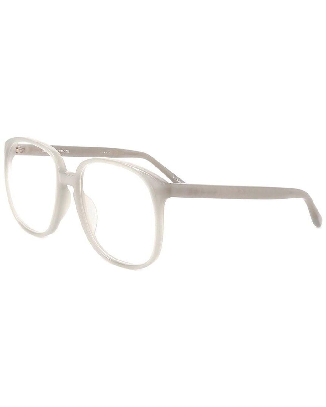 Linda Farrow White Matthew Williamson By Linda Farrow Mw67 55Mm Optical Frames