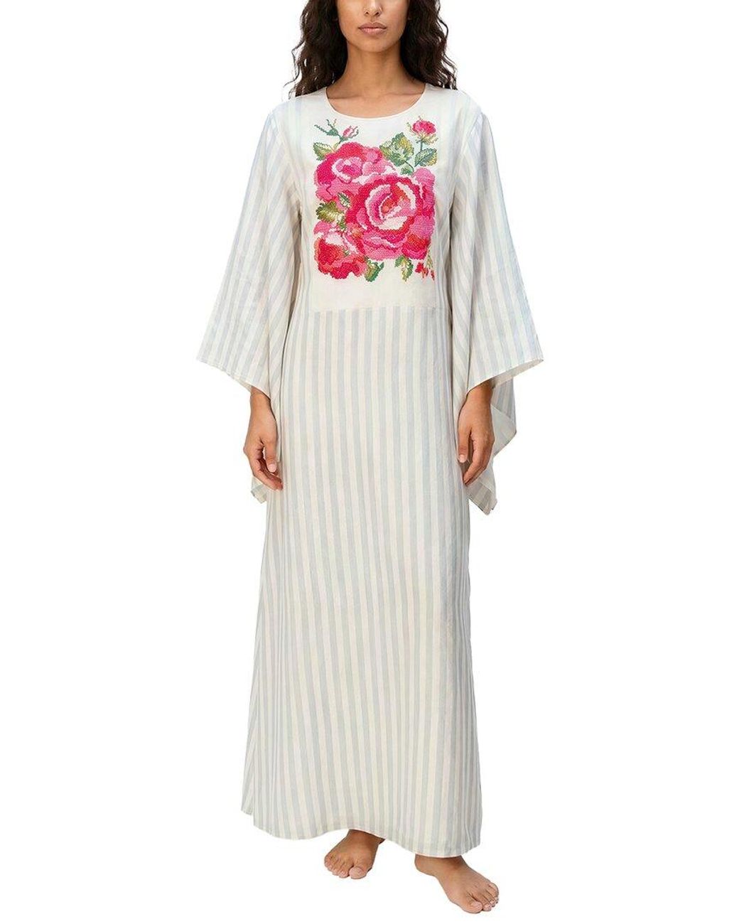Ariele Tesoro White Print Maxi Dress