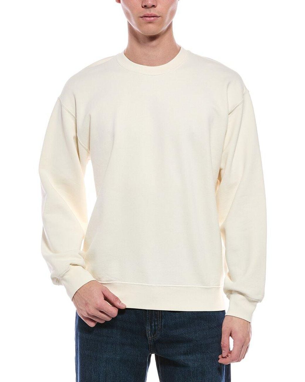 Madewell White The Mccarren Midweight Crewneck Sweatshirt for men