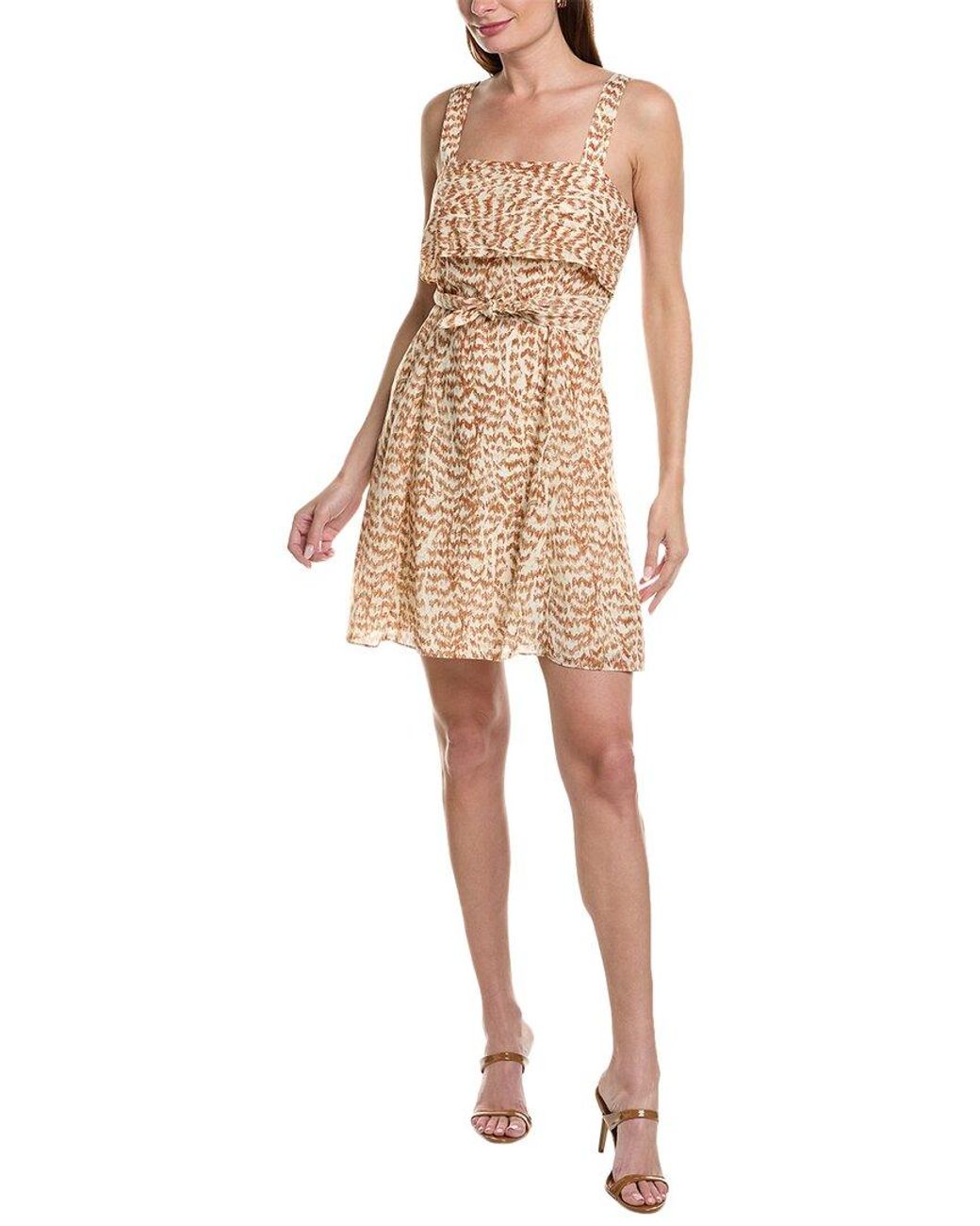 Theory Natural Drape Back Mini Dress