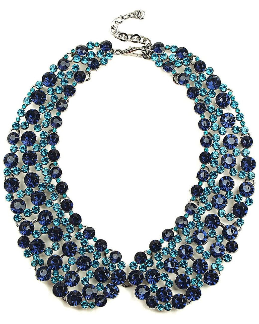 Eye Candy LA Blue Lady Collar Necklace