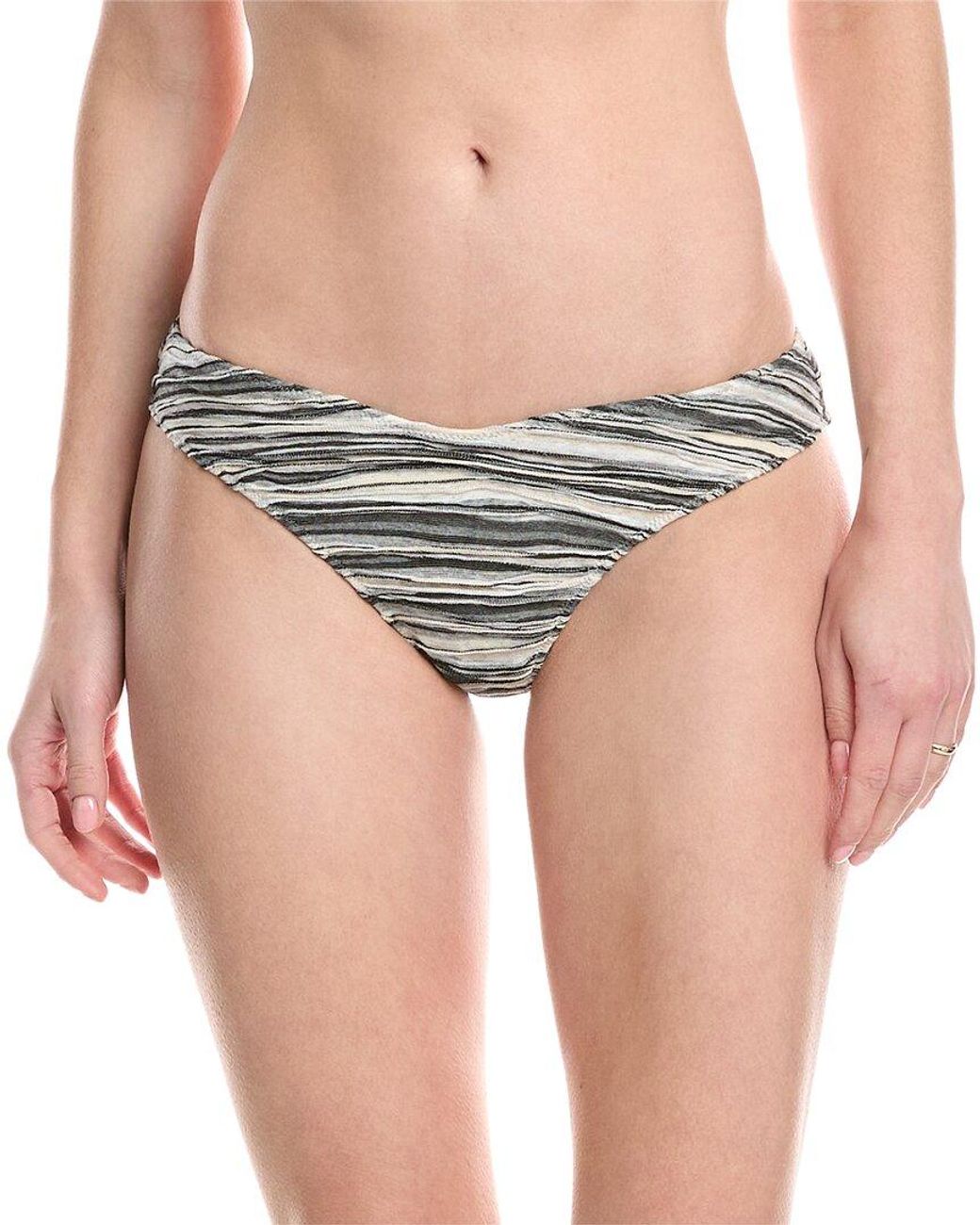 Montce Gray Added Coverage Lulu Bikini Bottom
