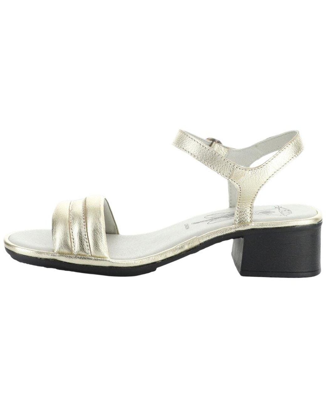 Fly London Metallic Eiva Leather Sandal