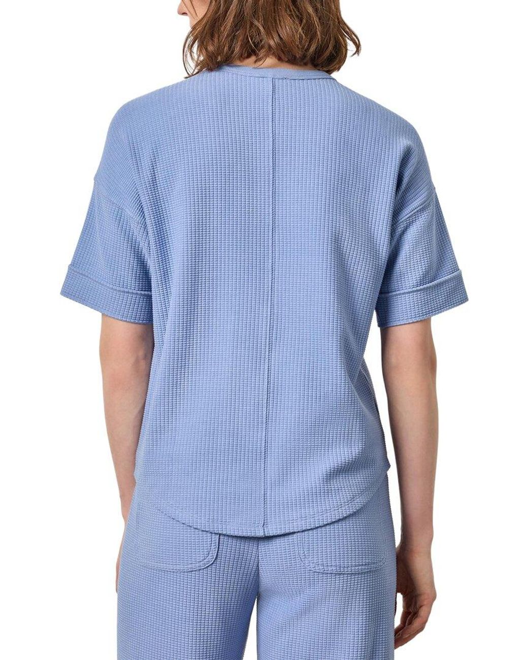 Lilla P Blue Drop Shoulder Sweatshirt