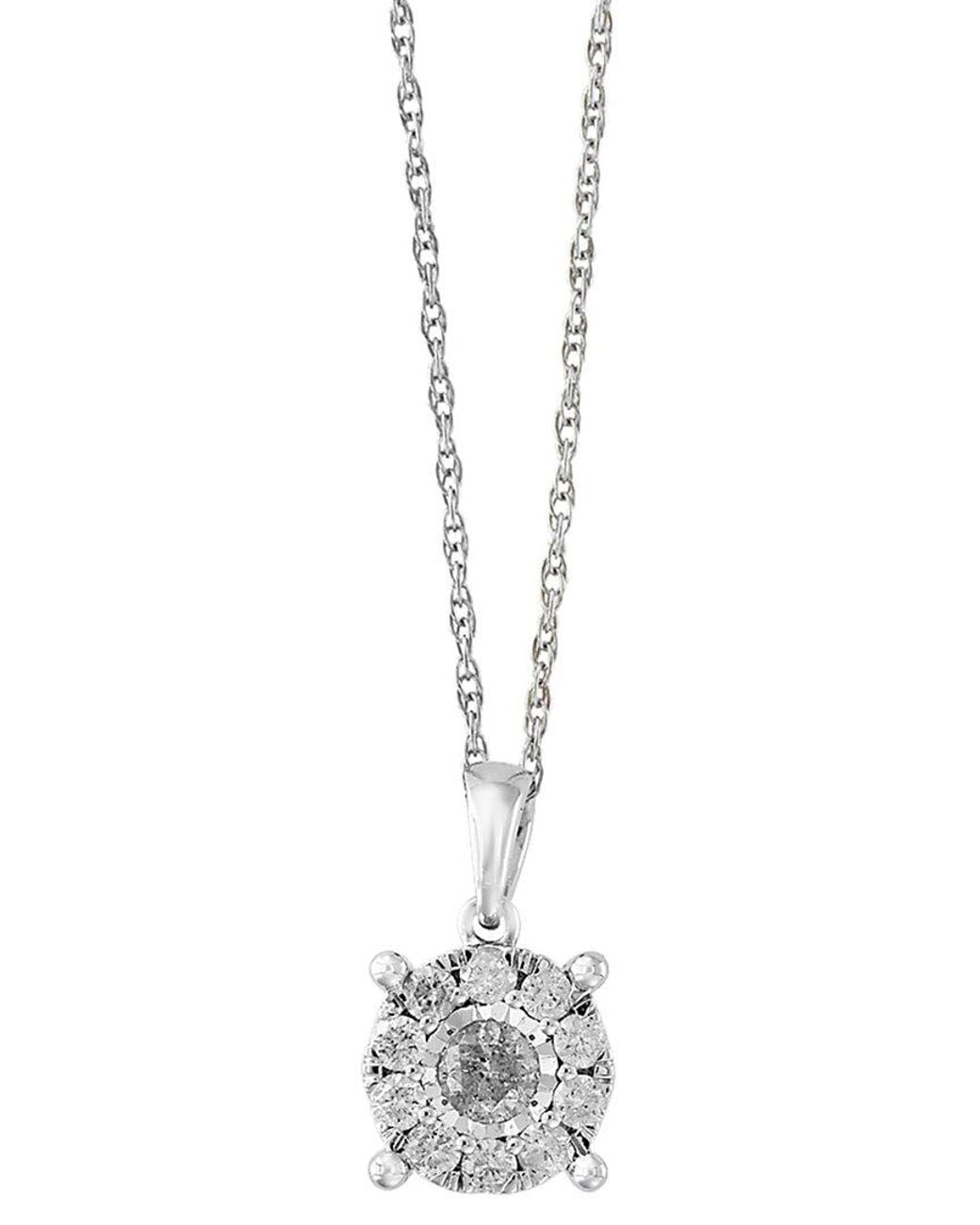 Effy Fine Jewelry White 14K 0.49 Ct. Tw. Diamond Necklace