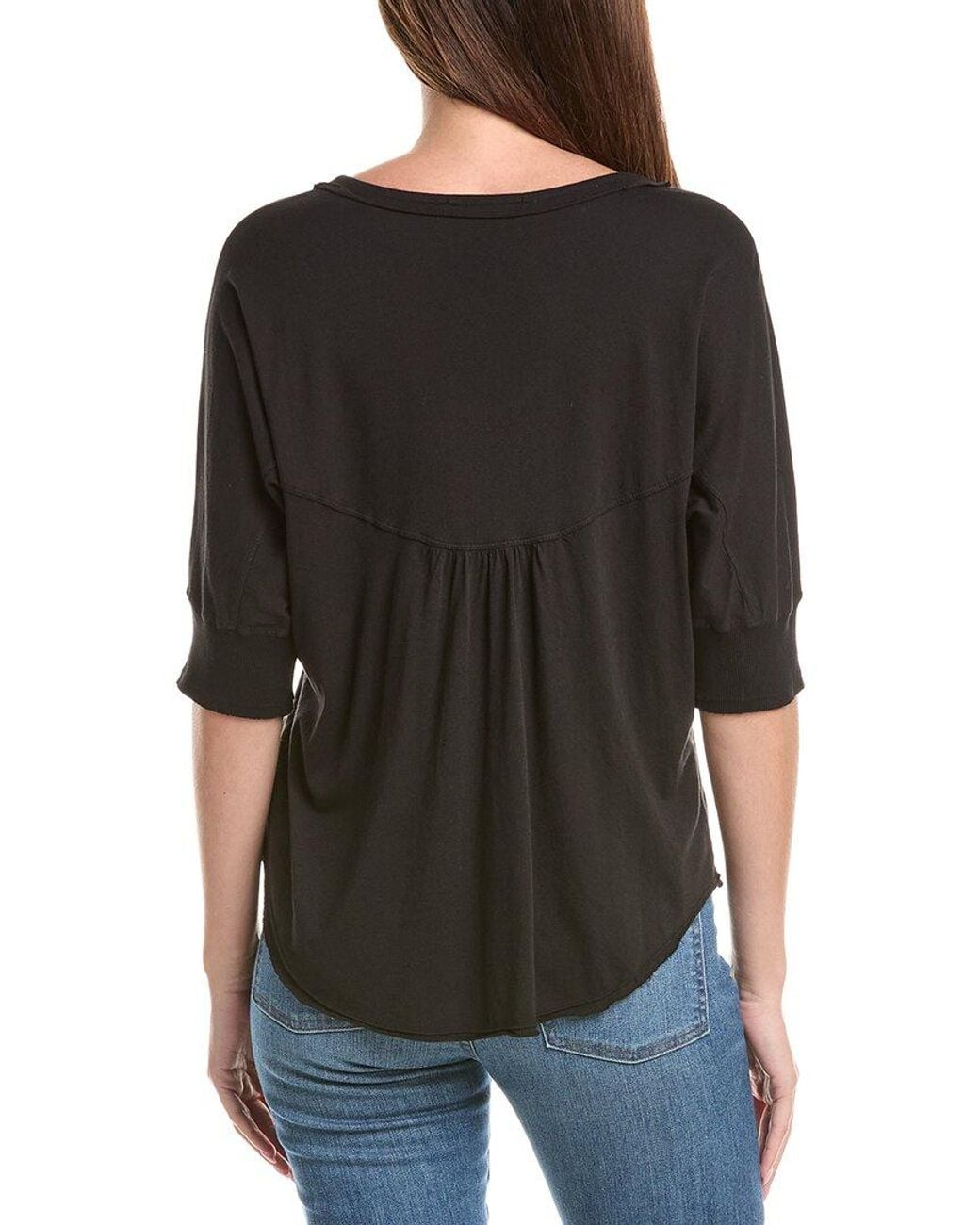 XCVI Black Gardiner Top