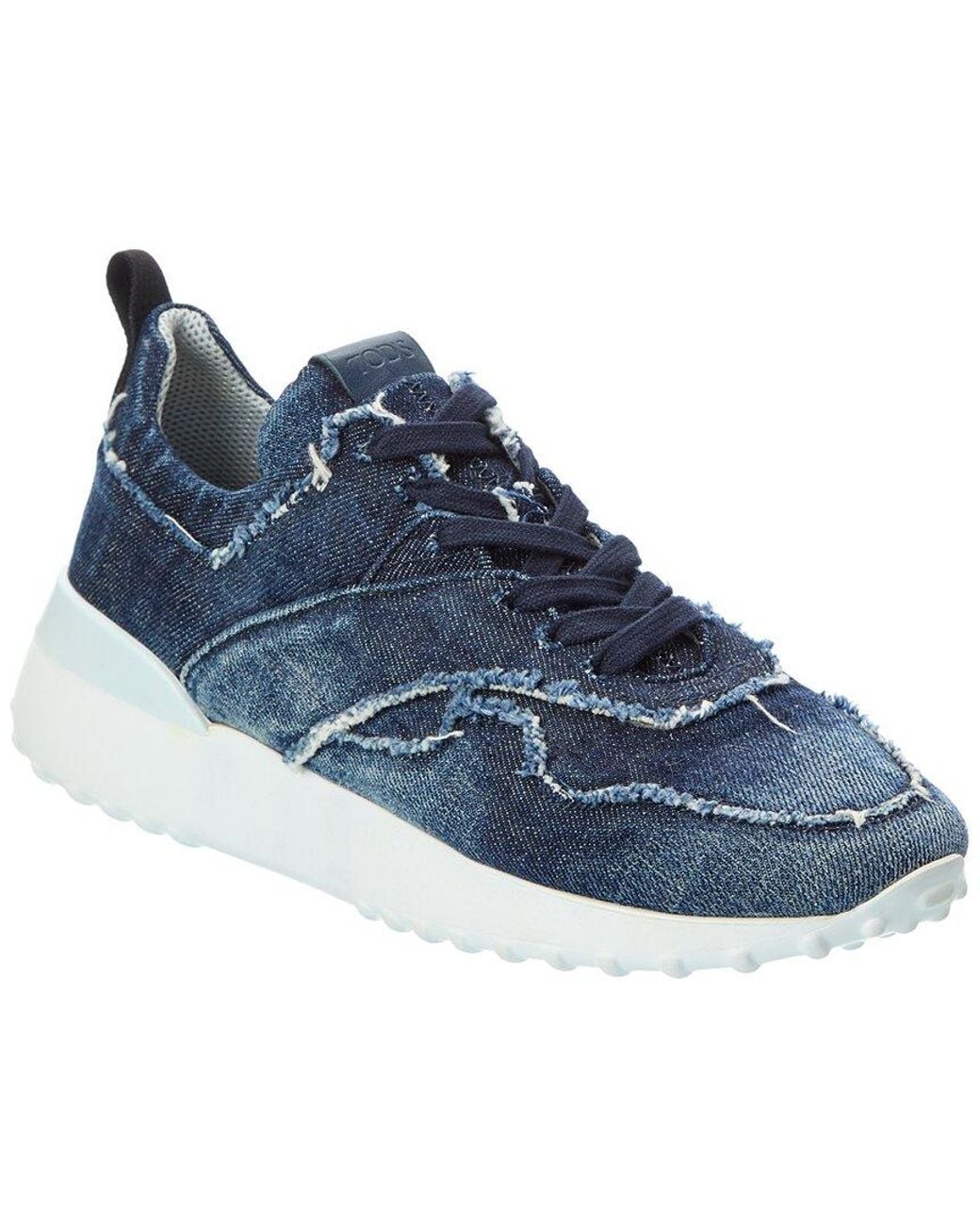 Tod's Blue Denim Sneaker