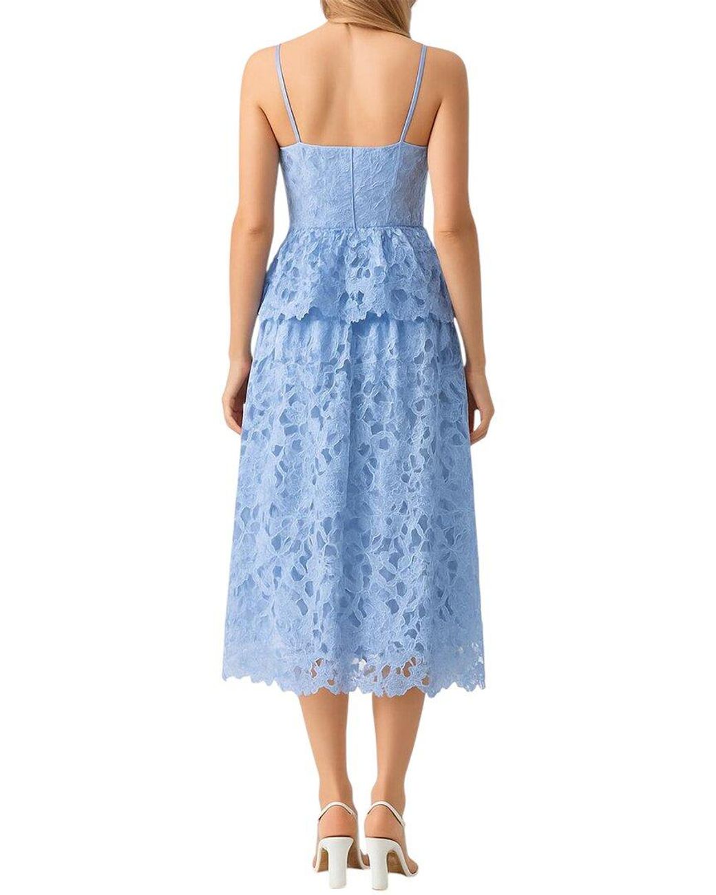 Kayla Paris Blue Midi Dress