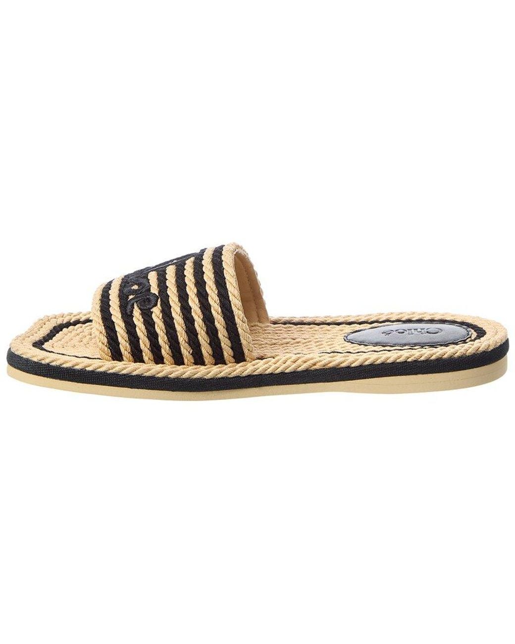 Chloé Brown Rope Slide
