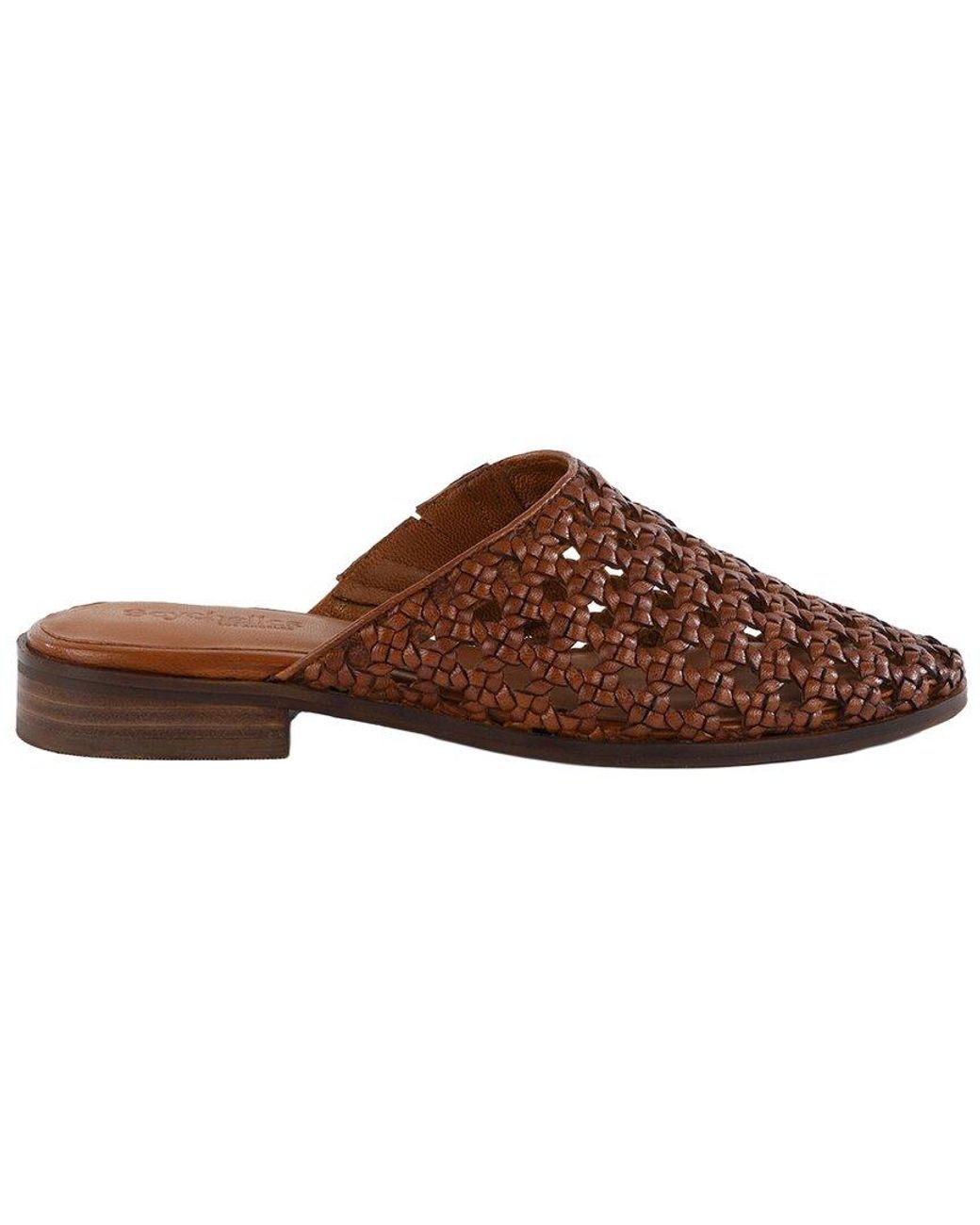 Seychelles Brown Meet Me Halfway Leather Mule