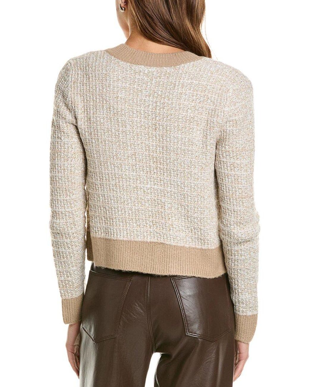 Laundry Natural By Shelli Segal Boucle Cardigan